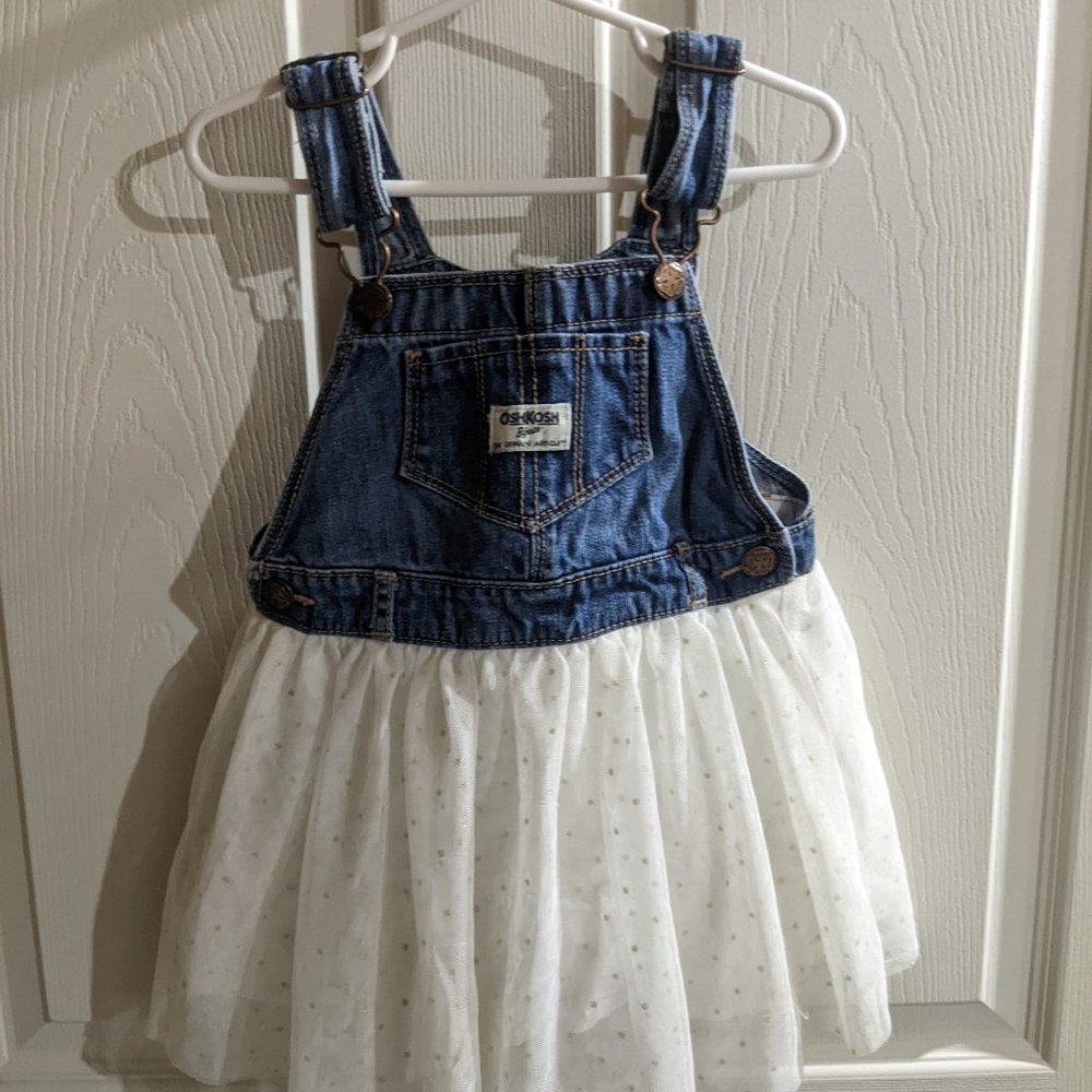 Oshkosh tule and Jean dress